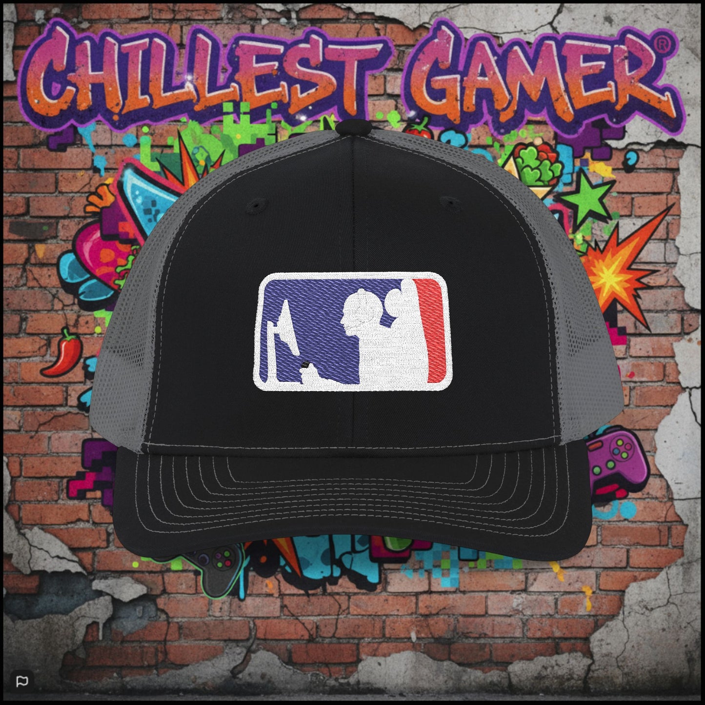 MAJOR LEAGUE GAMER (CONSOLE). Snapback Trucker Cap (Embroidery)