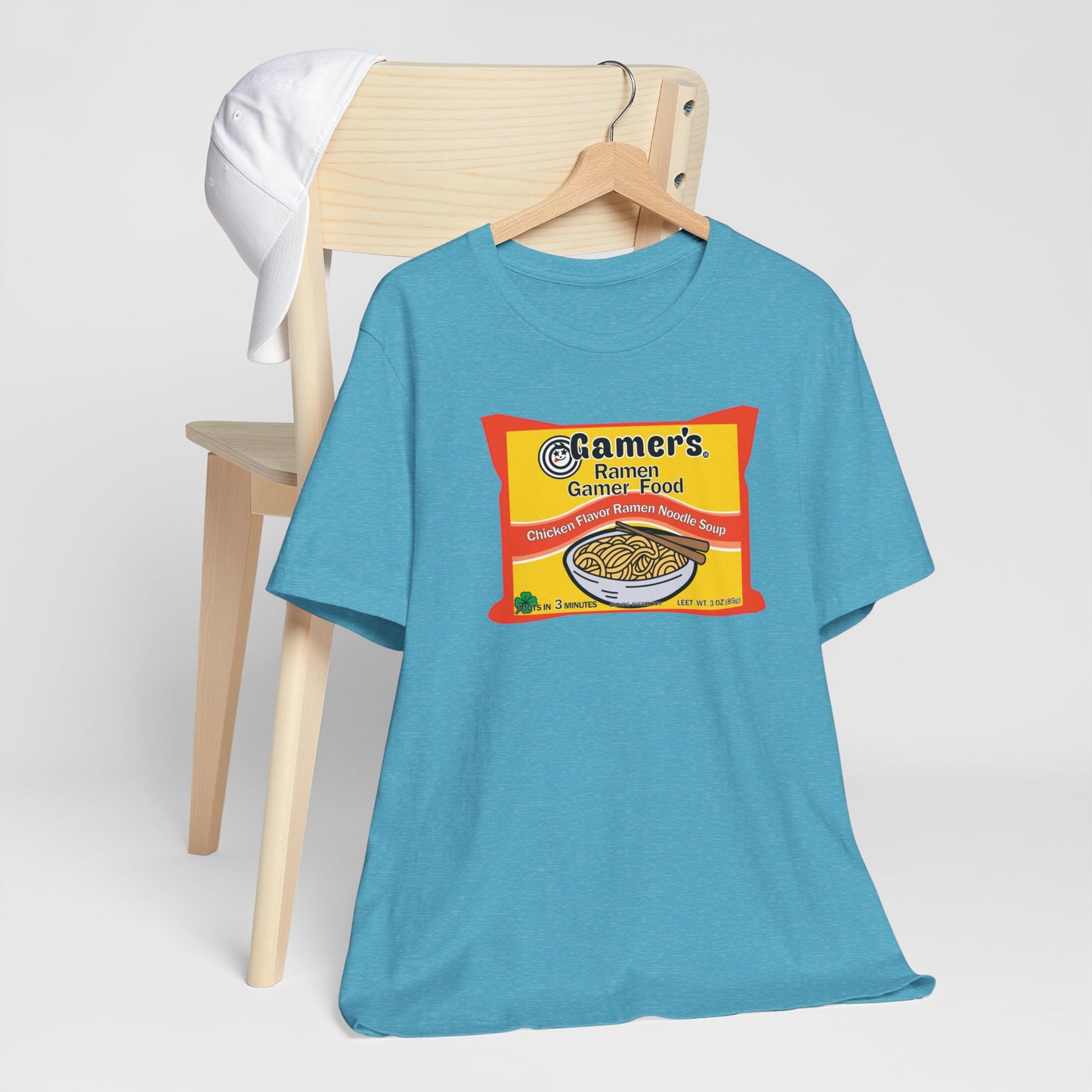 RAMEN GAMER FOOD. Unisex Jersey Short Sleeve Tee