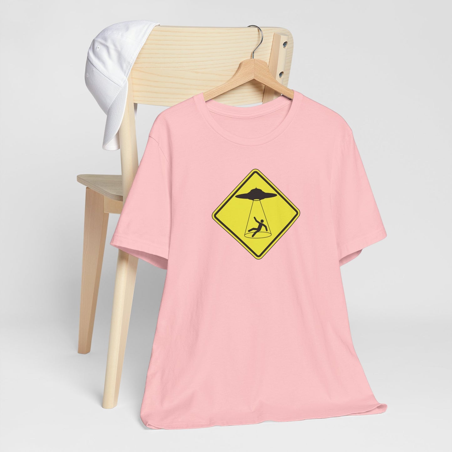 CAUTION UFO! Unisex Jersey Short Sleeve Tee