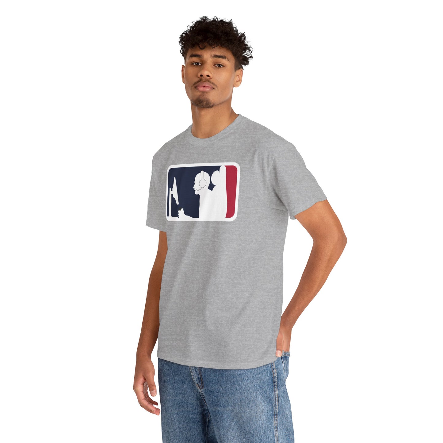 MAJOR LEAGUE GAMER (CONSOLE). Unisex Heavy Cotton Tee