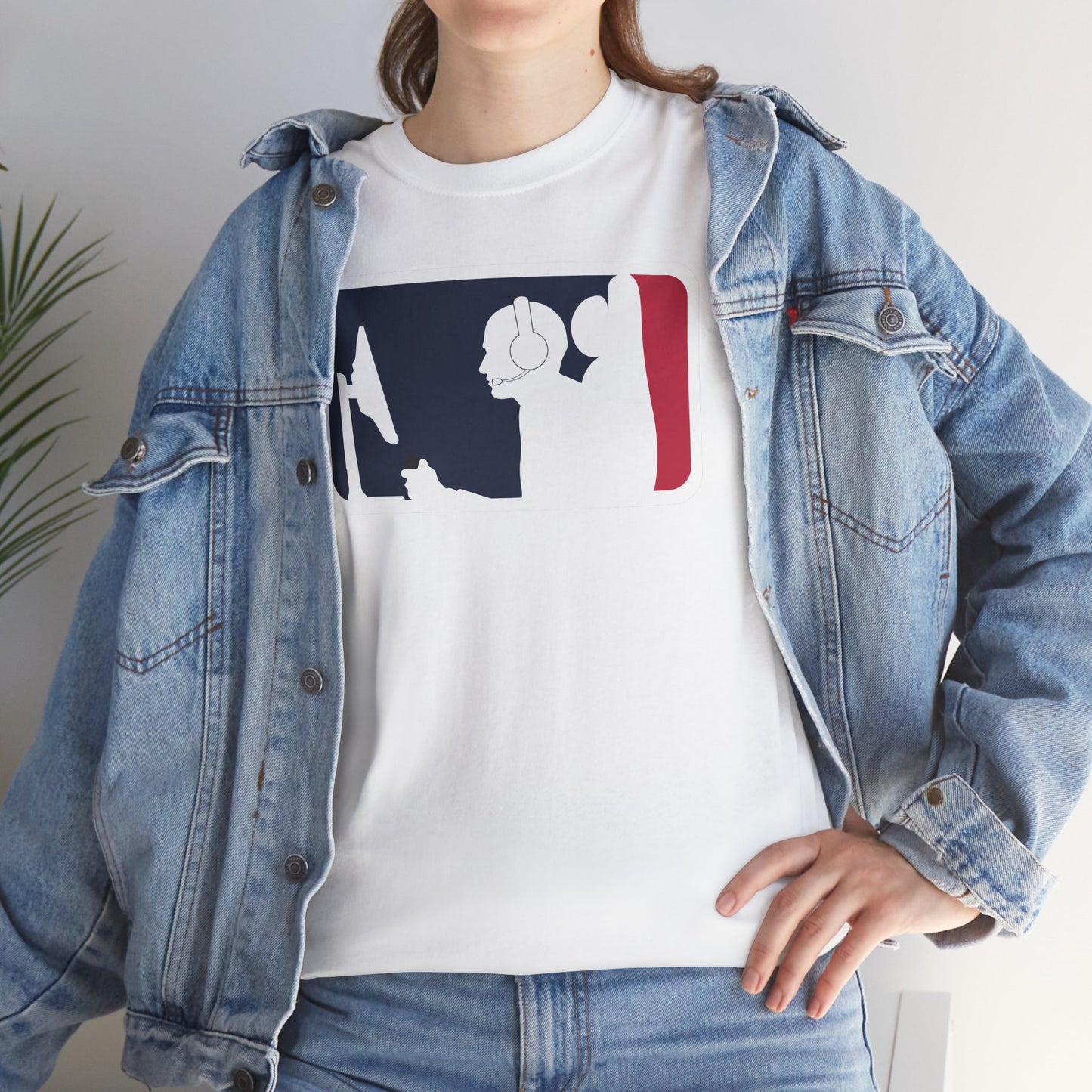 MAJOR LEAGUE GAMER (CONSOLE). Unisex Heavy Cotton Tee