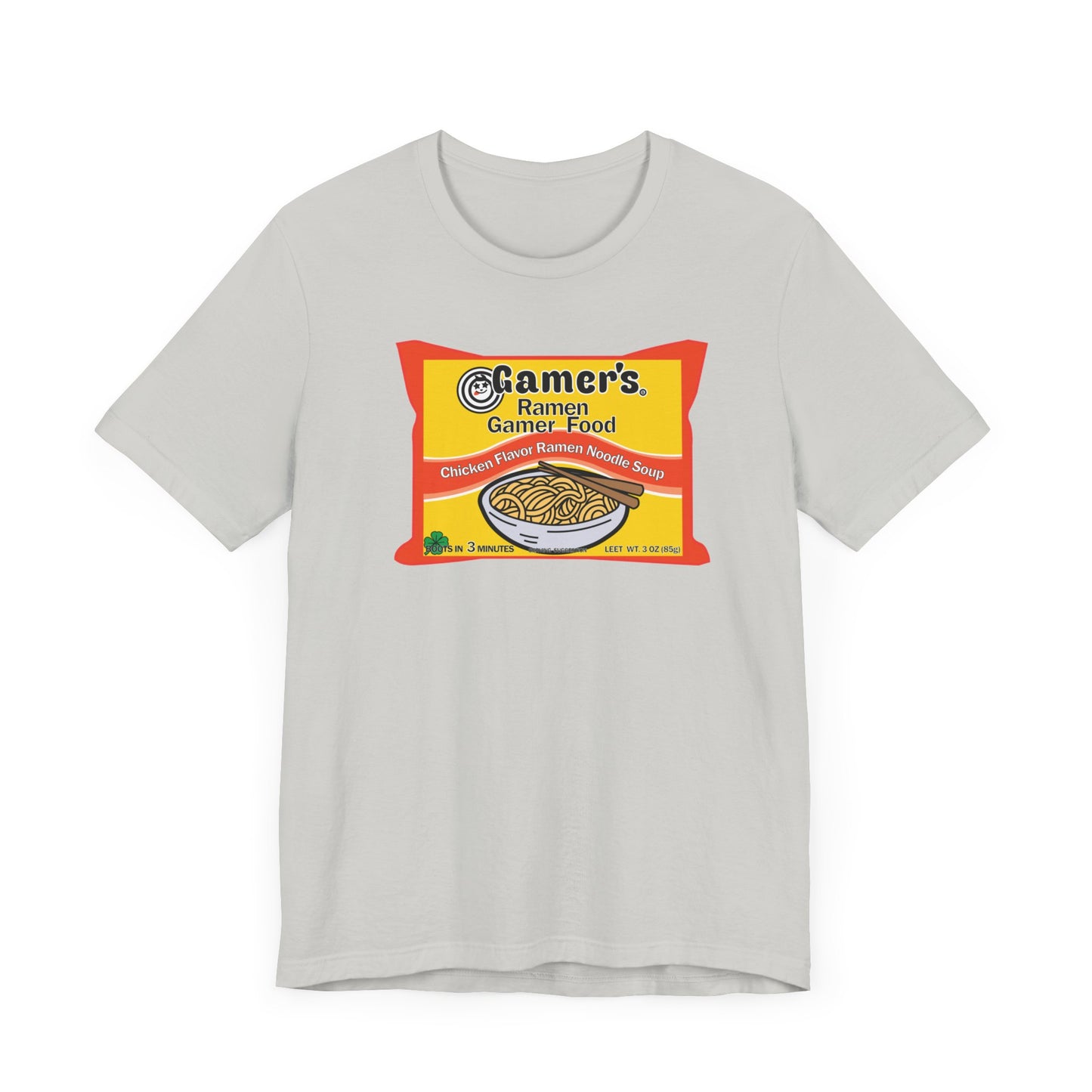 RAMEN GAMER FOOD. Unisex Jersey Short Sleeve Tee