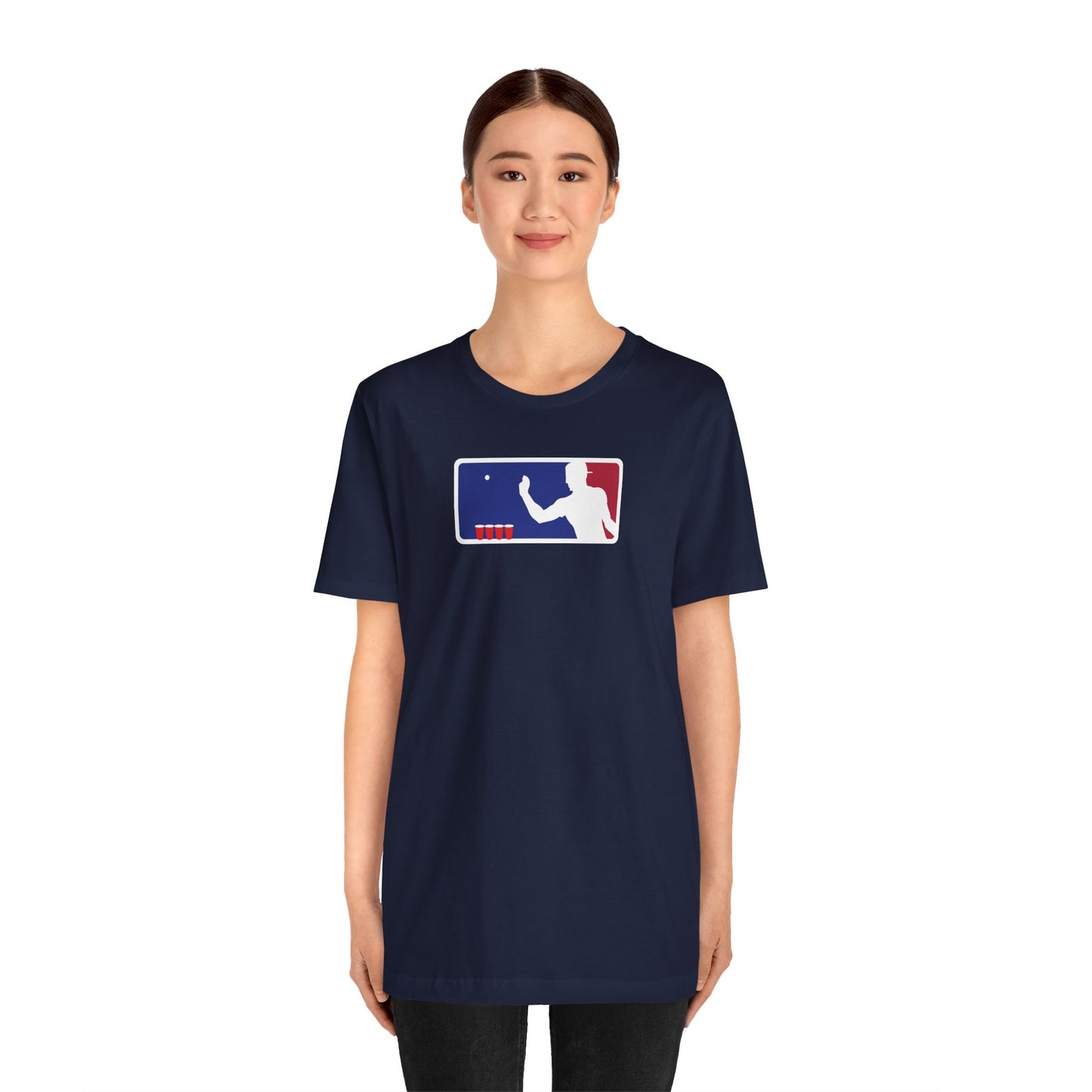 MAJOR LEAGUE PONGER. Unisex Jersey Short Sleeve Tee