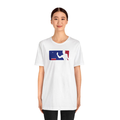 MAJOR LEAGUE PONGER. Unisex Jersey Short Sleeve Tee