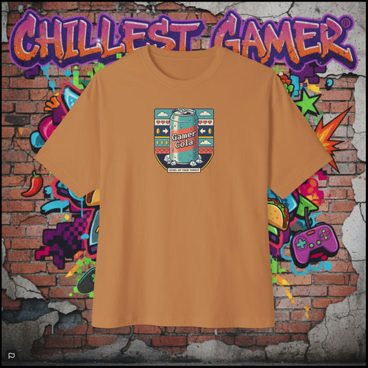 GAMER COLA. Unisex Oversized Boxy Tee