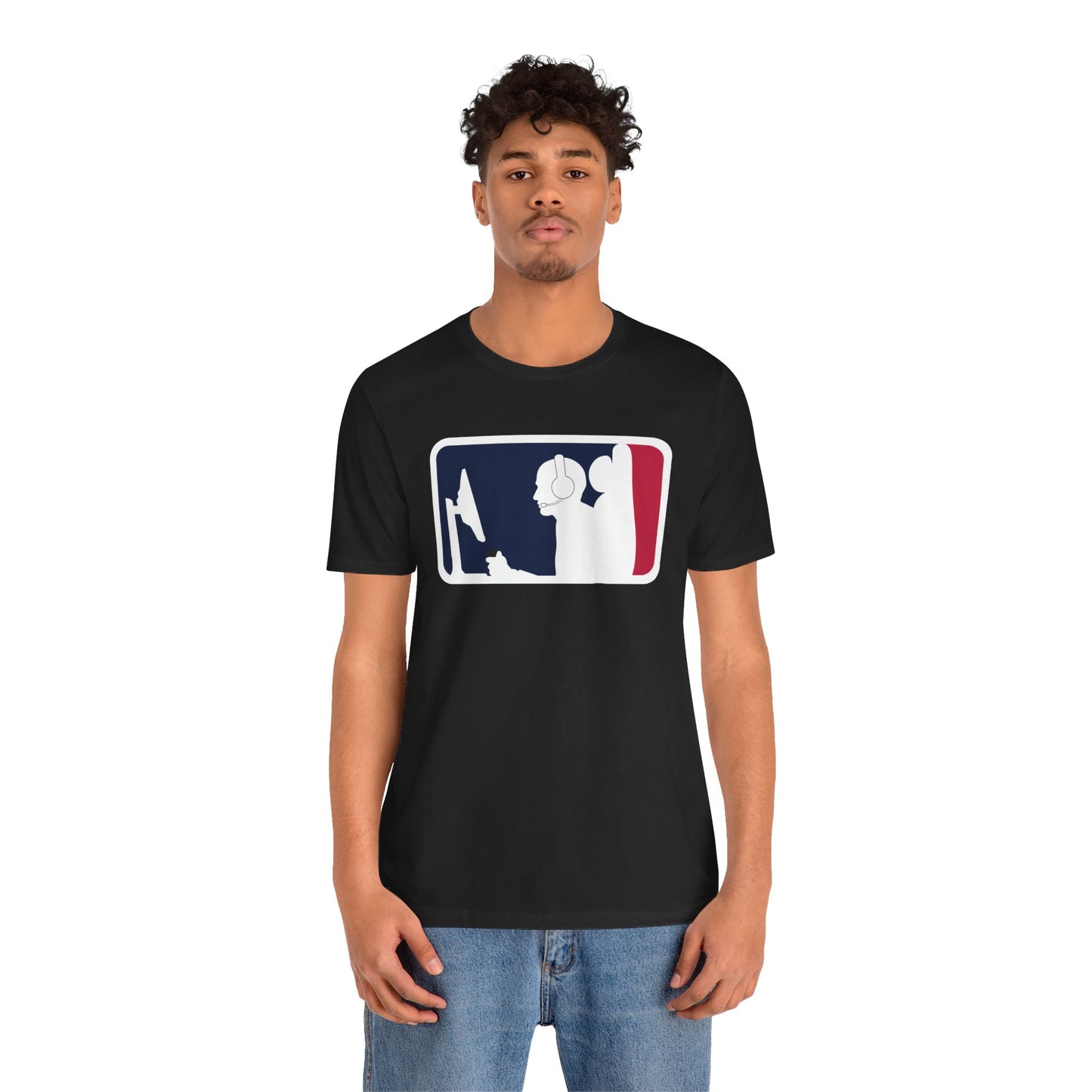 MAJOR LEAGUE GAMER (CONSOLE). Unisex Jersey Short Sleeve Tee