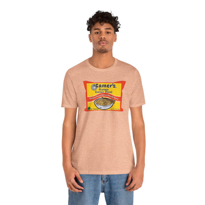 RAMEN GAMER FOOD. Unisex Jersey Short Sleeve Tee