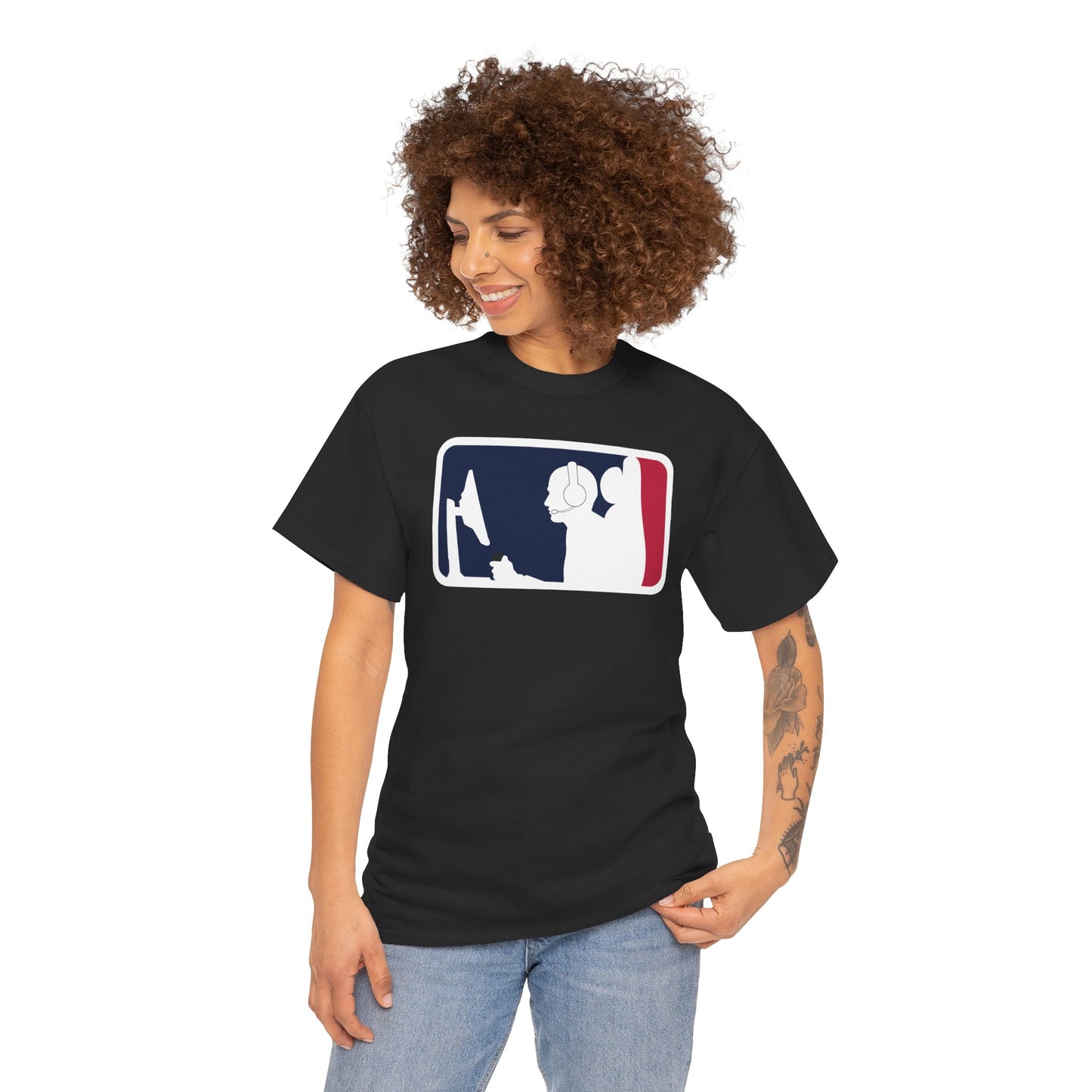 MAJOR LEAGUE GAMER (CONSOLE). Unisex Heavy Cotton Tee