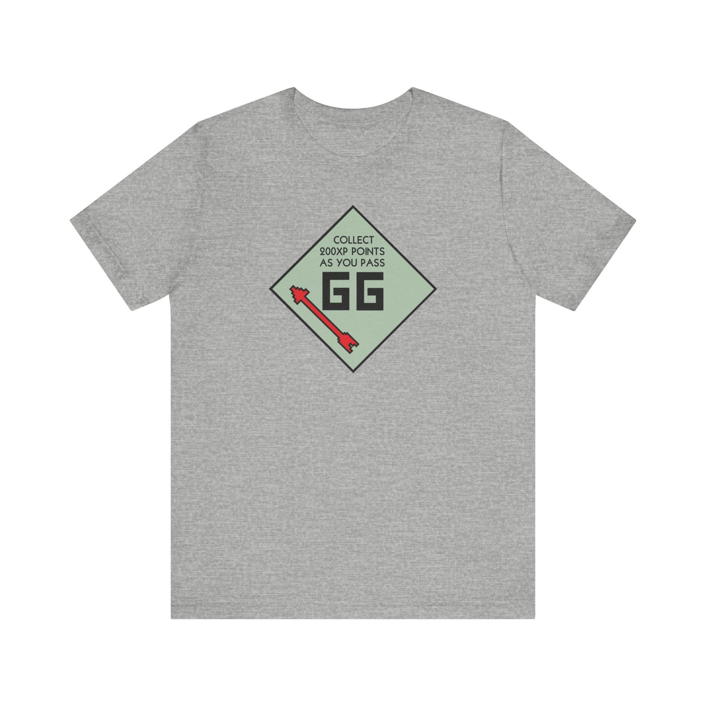 GG PASS GO COLLECT 200XP. Unisex Jersey Short Sleeve Tee