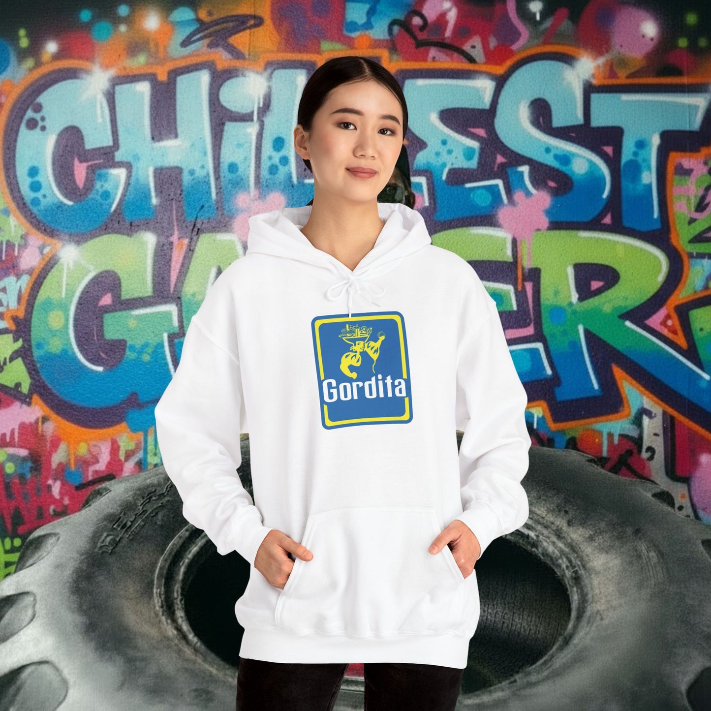 GORDITA. Unisex Heavy Blend™ Hooded Sweatshirt