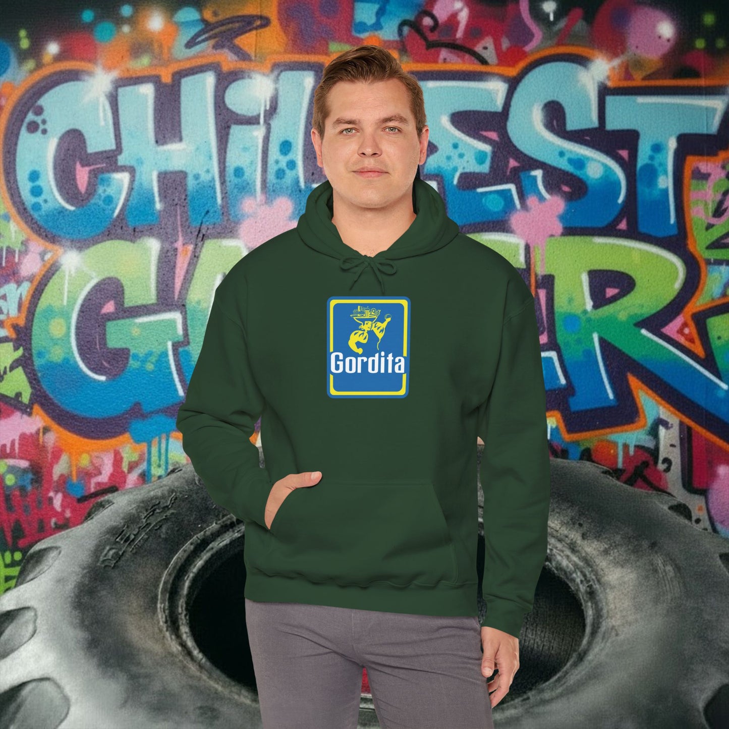 GORDITA. Unisex Heavy Blend™ Hooded Sweatshirt