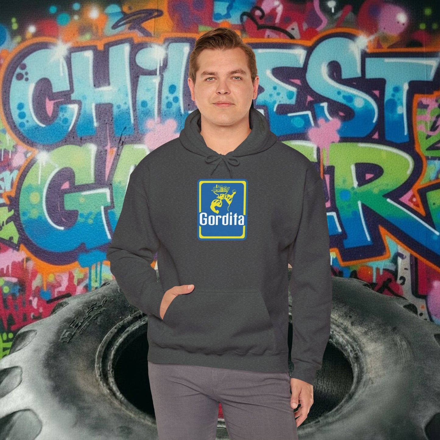 GORDITA. Unisex Heavy Blend™ Hooded Sweatshirt