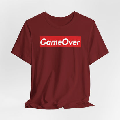 SUPER GAME OVER. Unisex Jersey Short Sleeve Tee