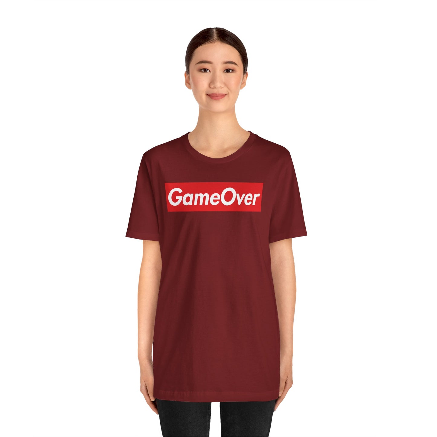 SUPER GAME OVER. Unisex Jersey Short Sleeve Tee