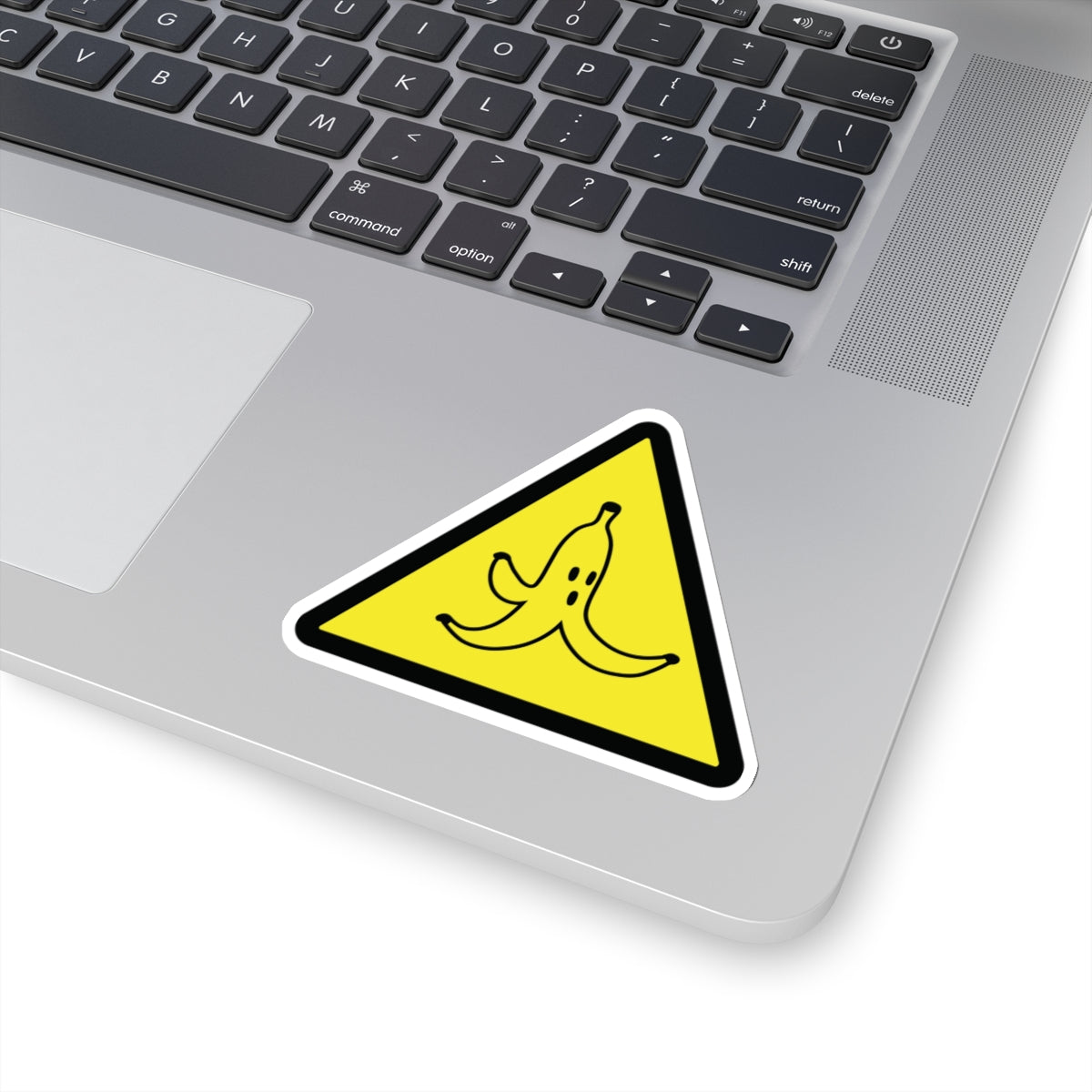 CAUTION BANANA PEEL. Kiss-Cut Stickers