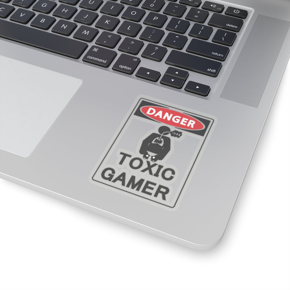 TOXIC GAMER !@#$. Kiss-Cut Stickers