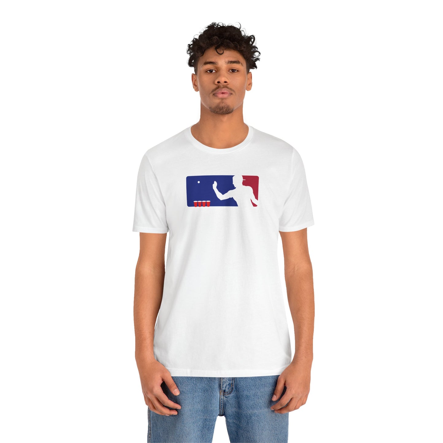 MAJOR LEAGUE PONGER. Unisex Jersey Short Sleeve Tee