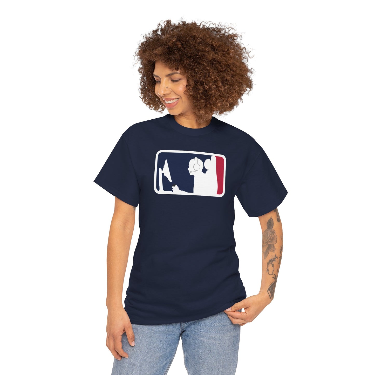 MAJOR LEAGUE GAMER (CONSOLE). Unisex Heavy Cotton Tee