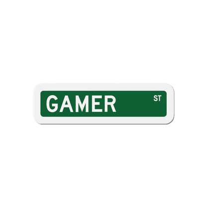 GAMER STREET. Die-Cut Magnets