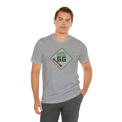 GG PASS GO COLLECT 200XP. Unisex Jersey Short Sleeve Tee