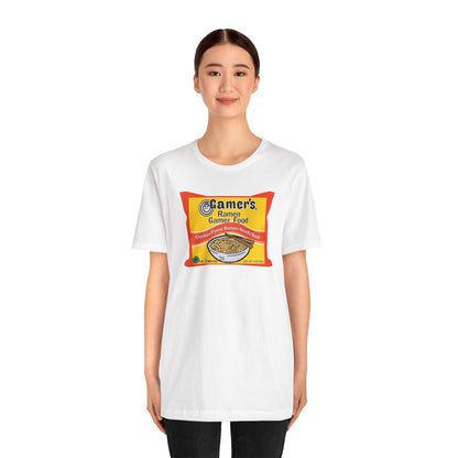 RAMEN GAMER FOOD. Unisex Jersey Short Sleeve Tee