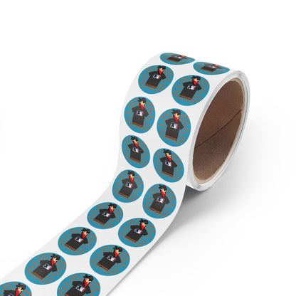 CHILLEST GAMER PROMO. Round Sticker Label Rolls