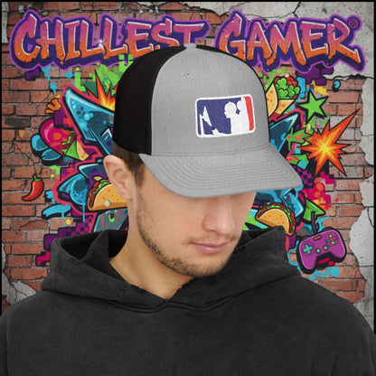 MAJOR LEAGUE GAMER (CONSOLE). Snapback Trucker Cap (Embroidery)