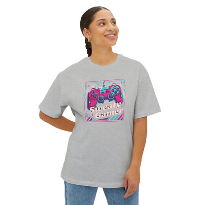 SWEATY GAMER. Unisex Oversized Boxy Tee