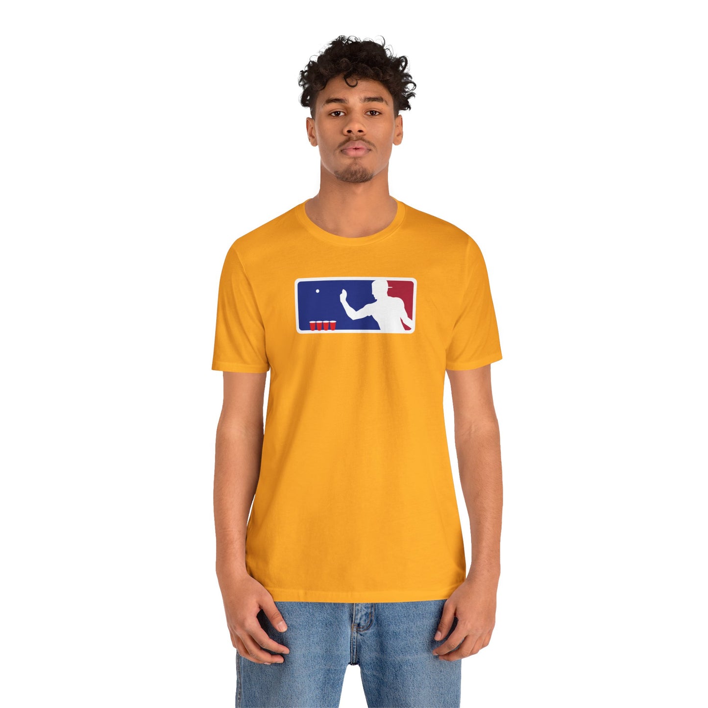 MAJOR LEAGUE PONGER. Unisex Jersey Short Sleeve Tee