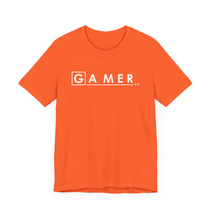 DR. GAMER IS IN THE HOUSE. Unisex Jersey Short Sleeve Tee