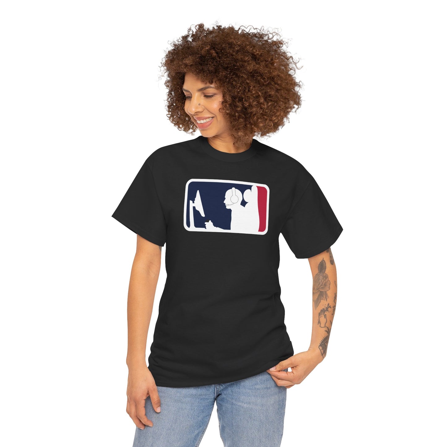 MAJOR LEAGUE GAMER (CONSOLE). Unisex Heavy Cotton Tee