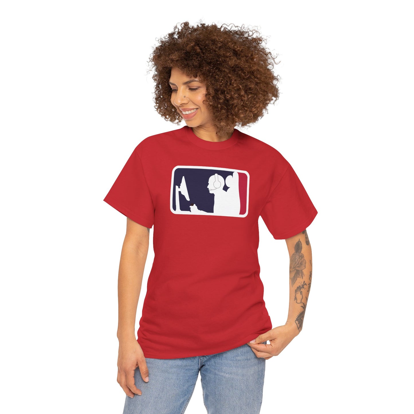 MAJOR LEAGUE GAMER (CONSOLE). Unisex Heavy Cotton Tee