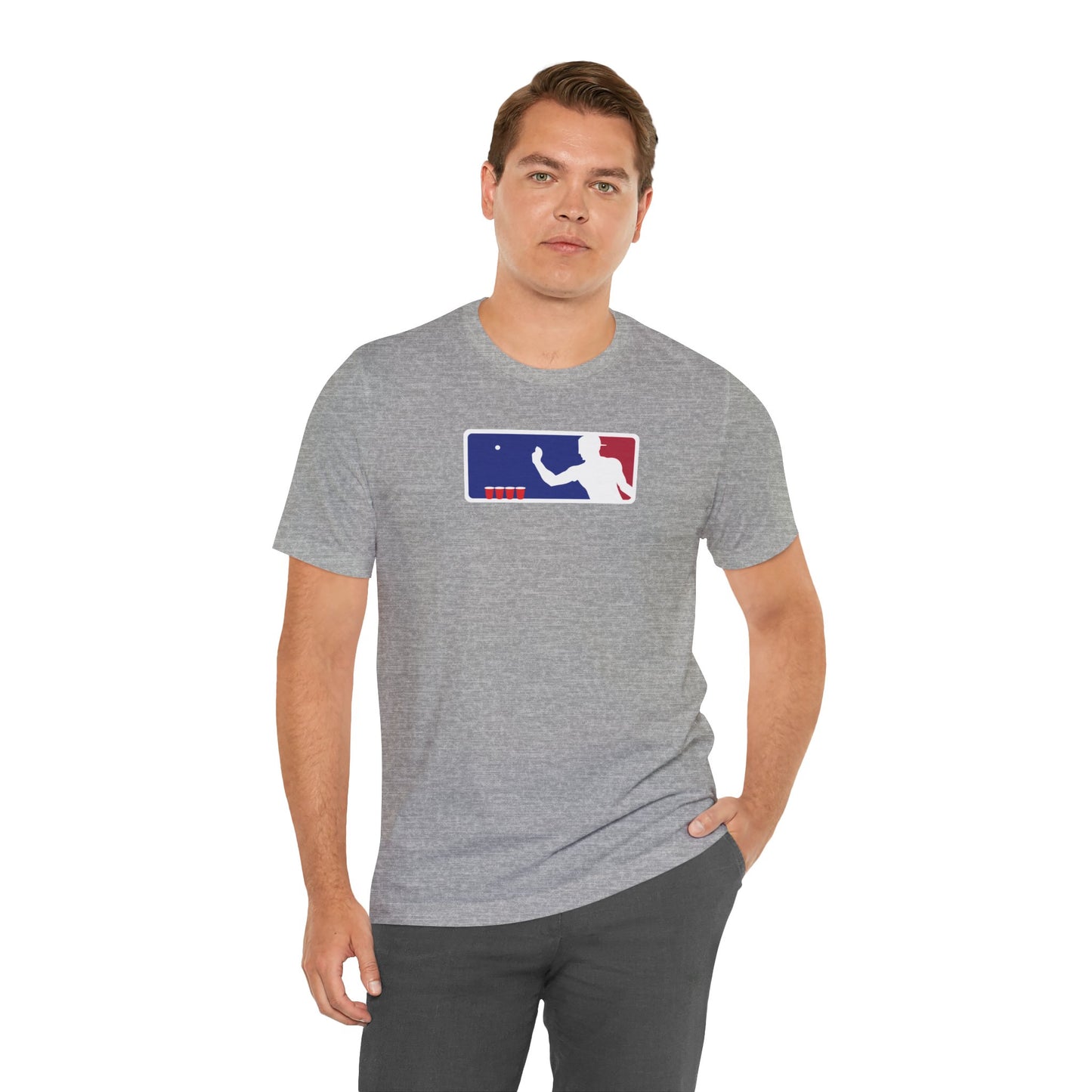 MAJOR LEAGUE PONGER. Unisex Jersey Short Sleeve Tee