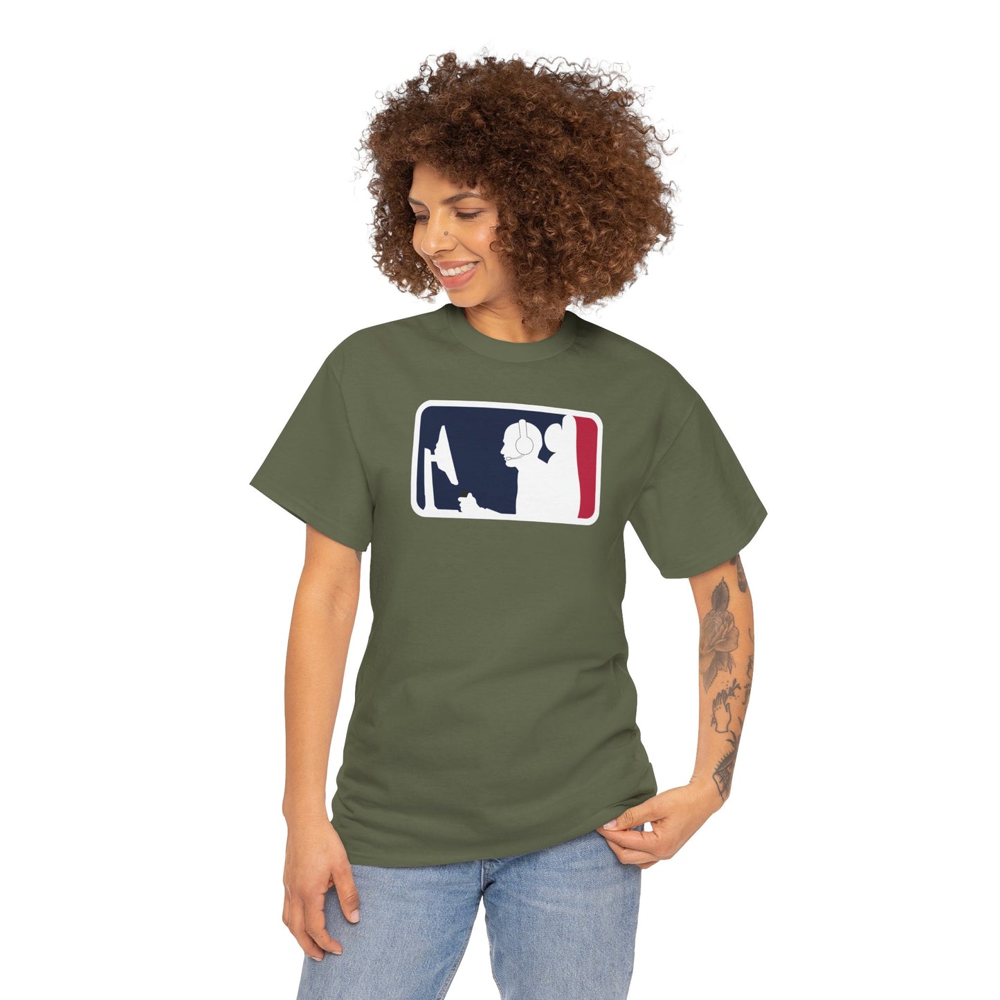 MAJOR LEAGUE GAMER (CONSOLE). Unisex Heavy Cotton Tee