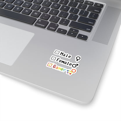 CHECK GAMER. Kiss-Cut Stickers