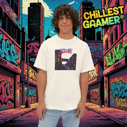 CHILLEST GAMER® ALLEY. Unisex Oversized Boxy Tee