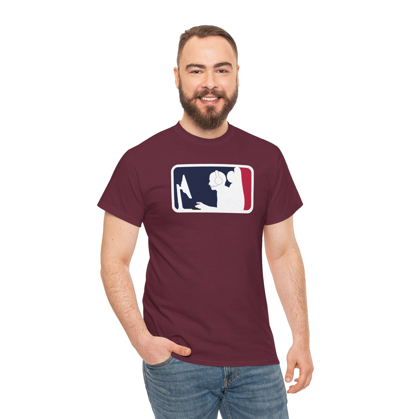 MAJOR LEAGUE GAMER (PC). Unisex Heavy Cotton Tee