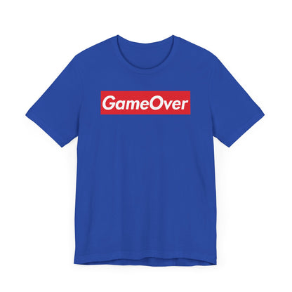 SUPER GAME OVER. Unisex Jersey Short Sleeve Tee