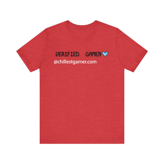 VERIFIED GAMER. Unisex Jersey Short Sleeve Tee