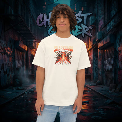 SHARKCANO V2. Unisex Oversized Boxy Tee