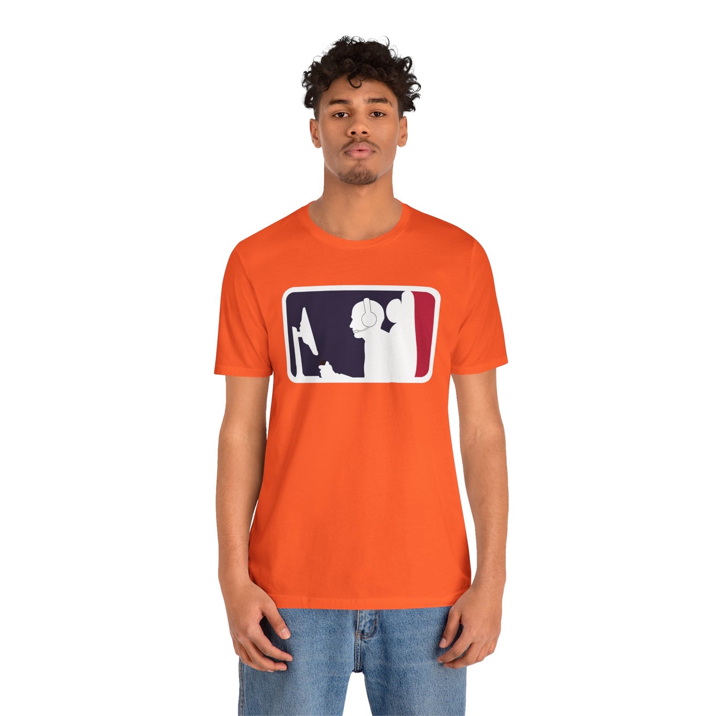 MAJOR LEAGUE GAMER (CONSOLE). Unisex Jersey Short Sleeve Tee