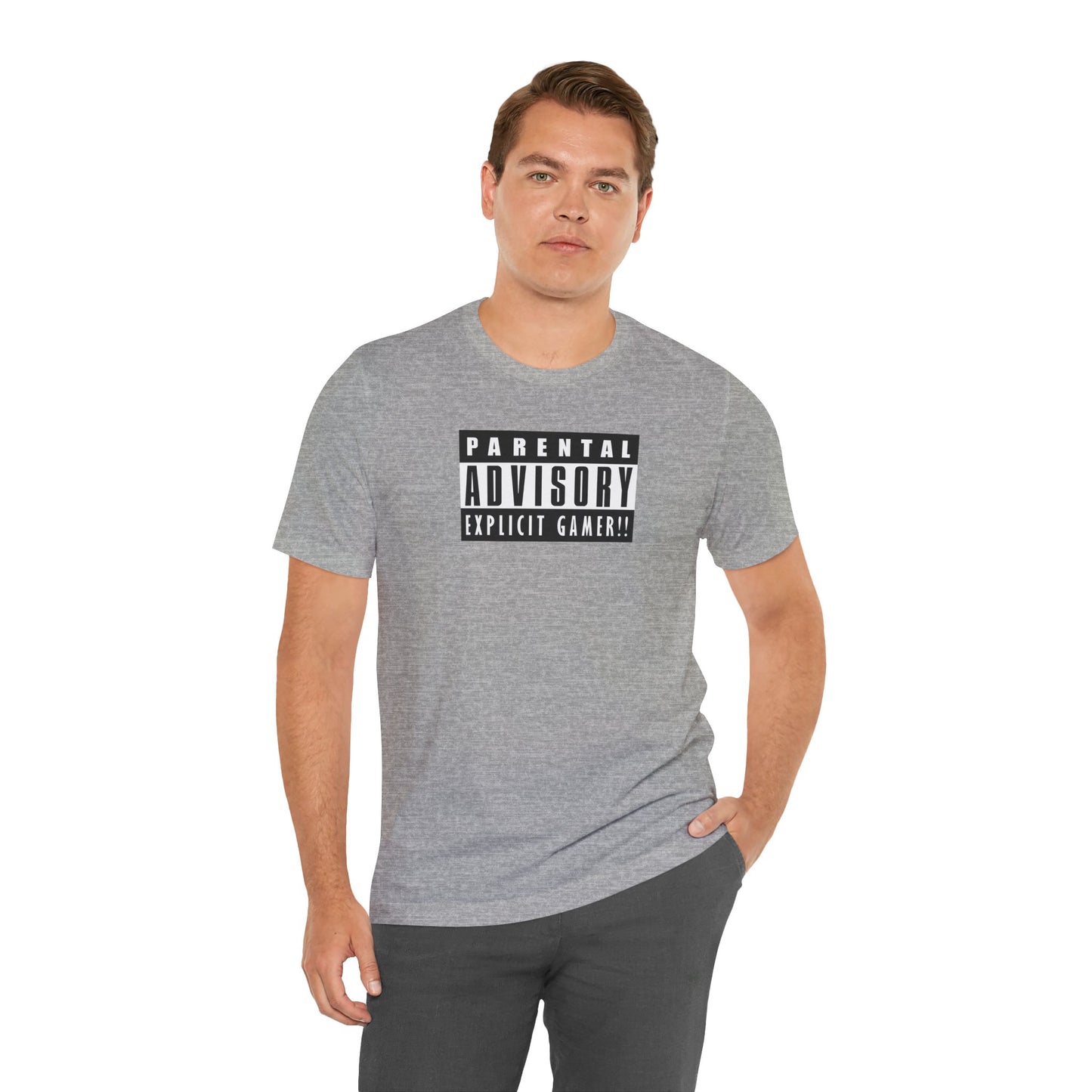 EXPLICIT GAMER!! Unisex Jersey Short Sleeve Tee