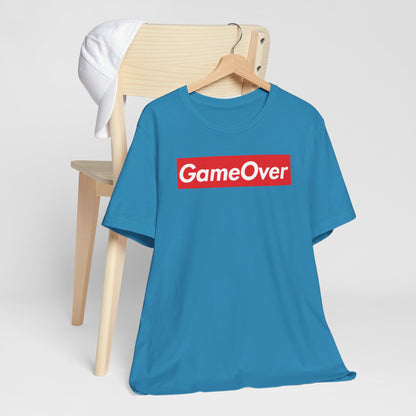 SUPER GAME OVER. Unisex Jersey Short Sleeve Tee