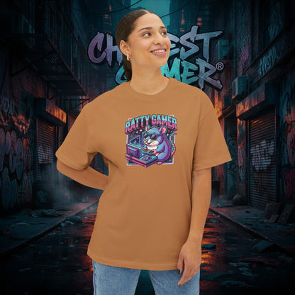 RATTY GAMER. Unisex Oversized Boxy Tee