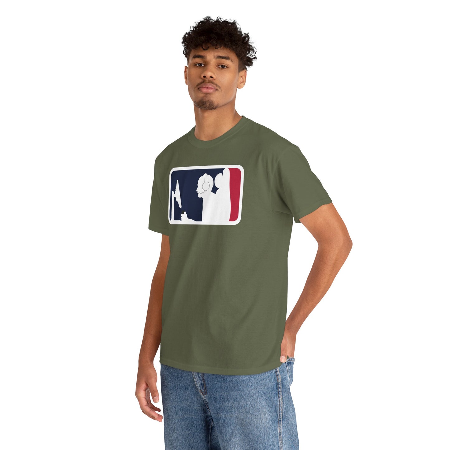MAJOR LEAGUE GAMER (CONSOLE). Unisex Heavy Cotton Tee