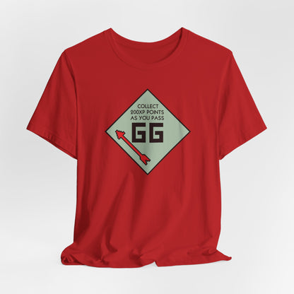 GG PASS GO COLLECT 200XP. Unisex Jersey Short Sleeve Tee