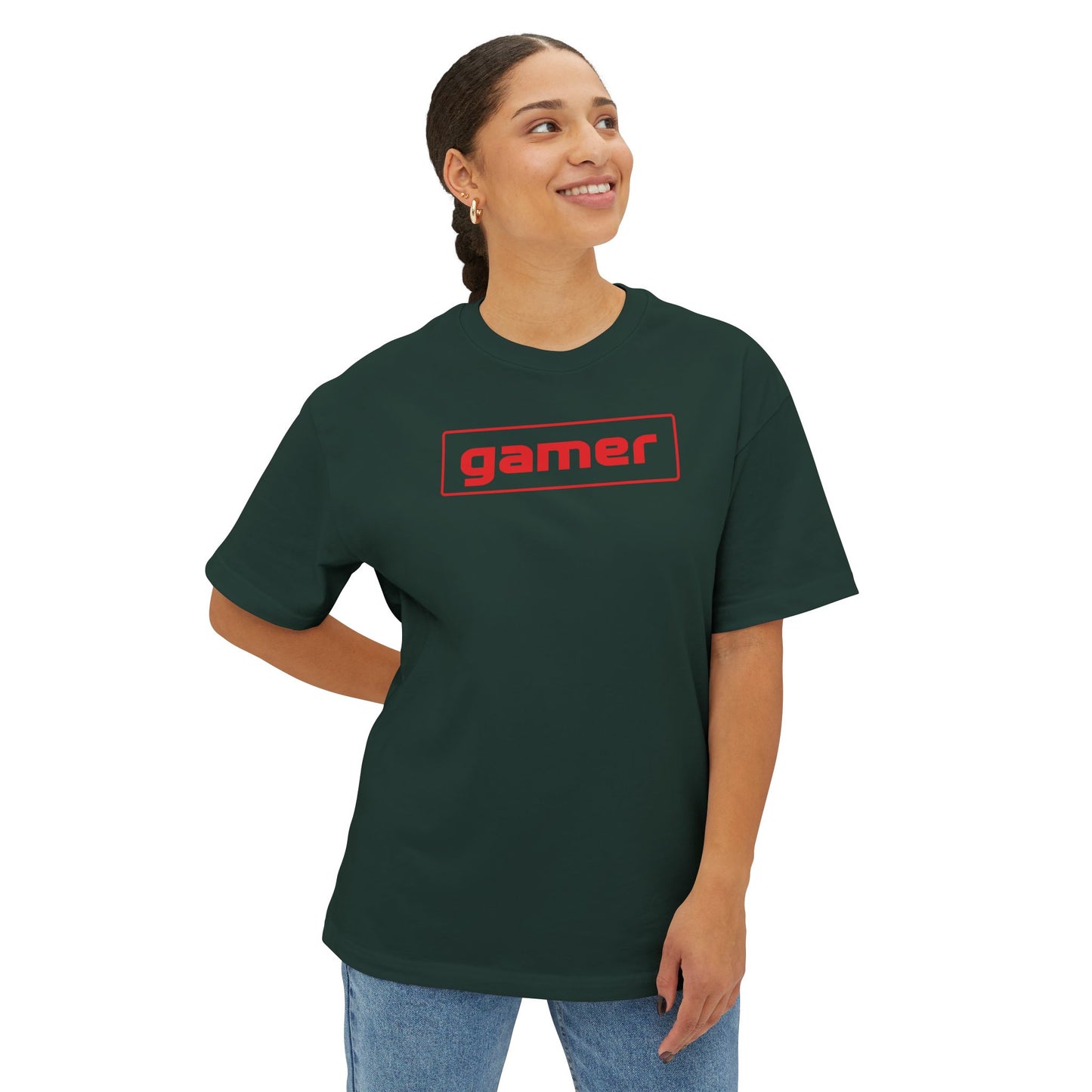 MANCO GAMER. Unisex Oversized Boxy Tee