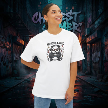 HARDCORE GAMER. Unisex Oversized Boxy Tee