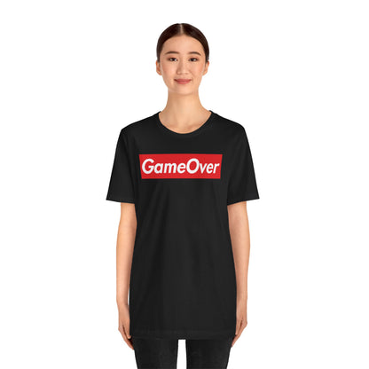 SUPER GAME OVER. Unisex Jersey Short Sleeve Tee