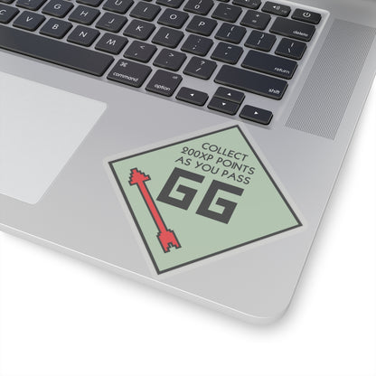 GG PASS GO COLLECT 200XP. Kiss-Cut Stickers